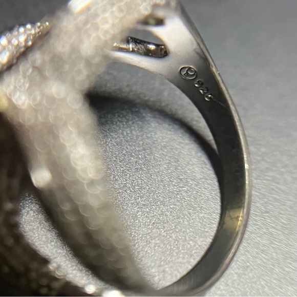 Sterling Silver 925 Starfish Ring Size 8 Textured Decorative Marine Star Fish - Picture 5 of 6